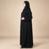 عباية حور كوبرا السوداء من الجانب