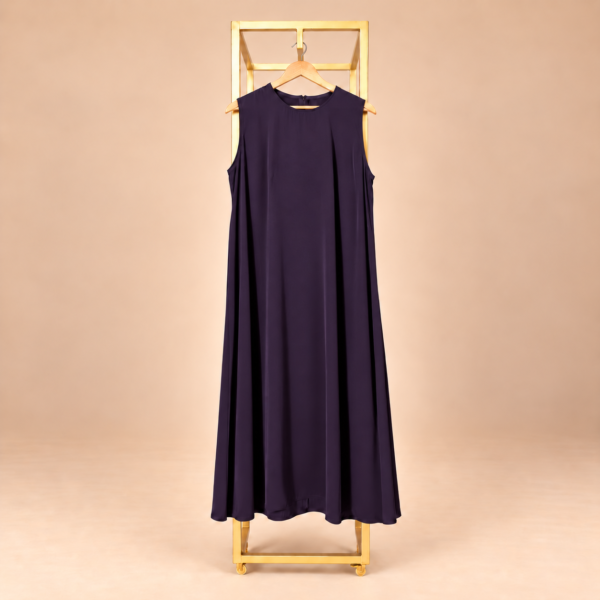 دريس داخلي بنفسجي مخصص للارتداء تحت العباية | Purple inner dress for wearing under an abaya