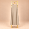 دريس داخلي بيج مخصص للارتداء تحت العباية | Beige inner dress for wearing under an abaya