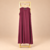 دريس داخلي عنابي مخصص للارتداء تحت العباية | Burgundy inner dress for wearing under an abaya